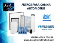 FILTROS PARA CABINA DE PINTURA  AUTOMOTRIZ